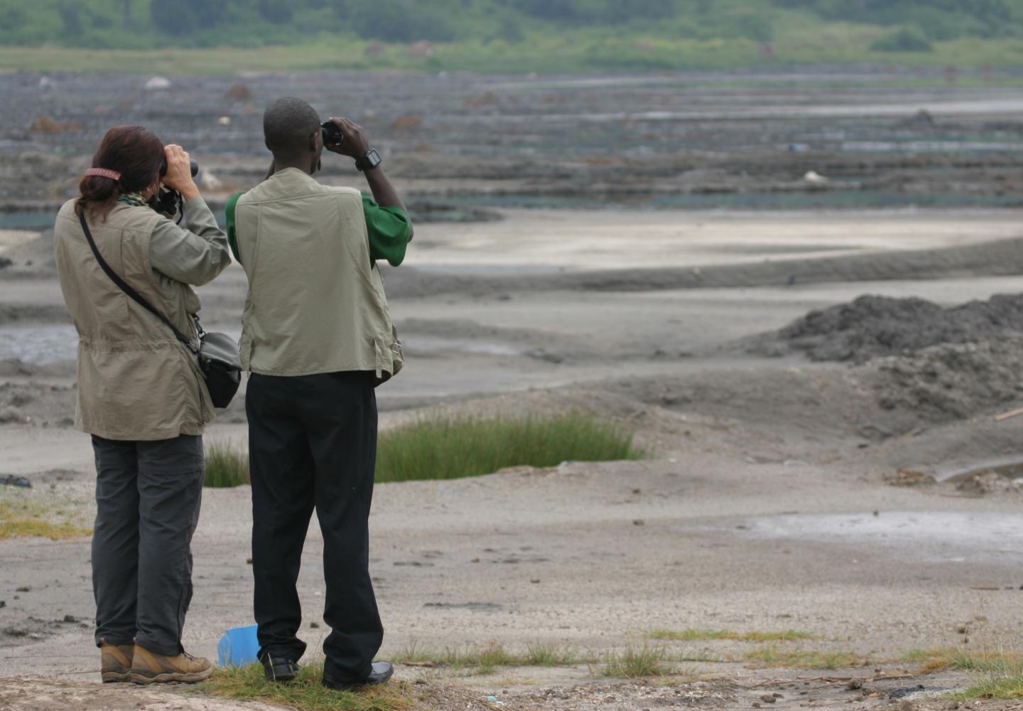 Birdwatching on the Salt Works (Queen Elizabeth NP, Uganda) ya, Uganda